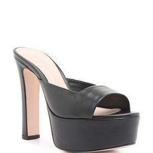 SCHUTZ Black Platform Mules size 7.5